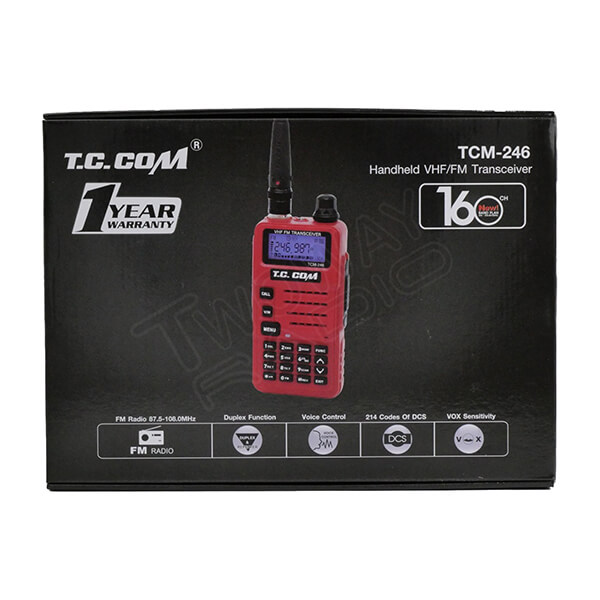 Tc Com วิทยุสื่อสาร T.C.COM รุ่น TCM-246 เครื่องแดง